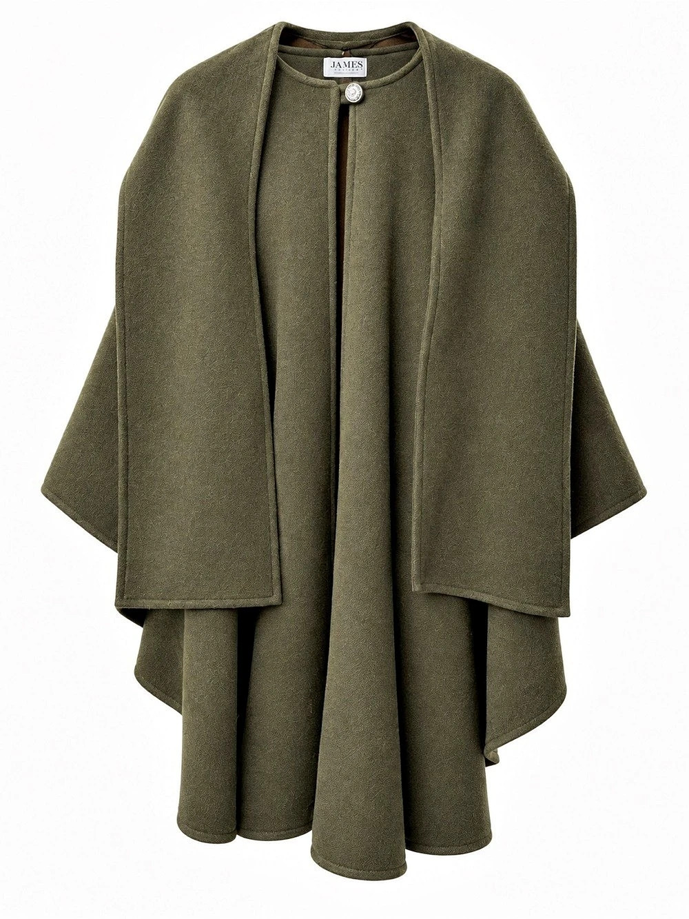 James Peter James Wool Cashmere Cape in Brown Like New